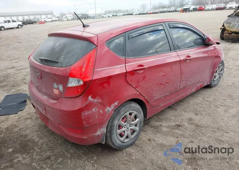2013 Hyundai Accent Gs из США, поврежденный, VIN KMHCT5AE3DU089567